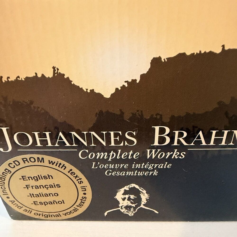 Johannes Brahms Complete Works 60 CD Box Set Brilliant Classics Vintage Used